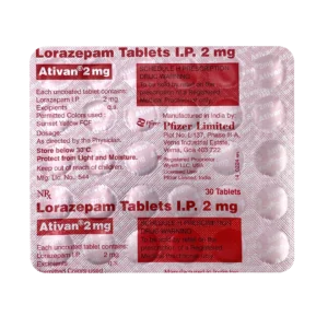 Lorazepam 2MG Tablets (Pfizer)